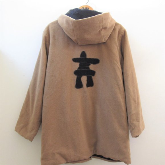 Vintage Newfoundland Hooded Parka with Inuksuk - Picture 3 of 3